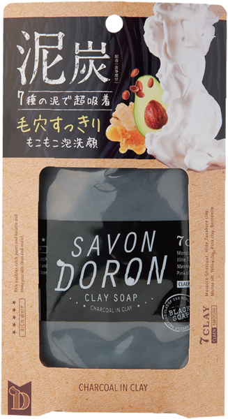 圖片 SAVON DORON潔面碳泥皂(香草精油味)-110g